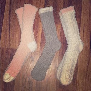 3 pairs of Fuzzy Socks